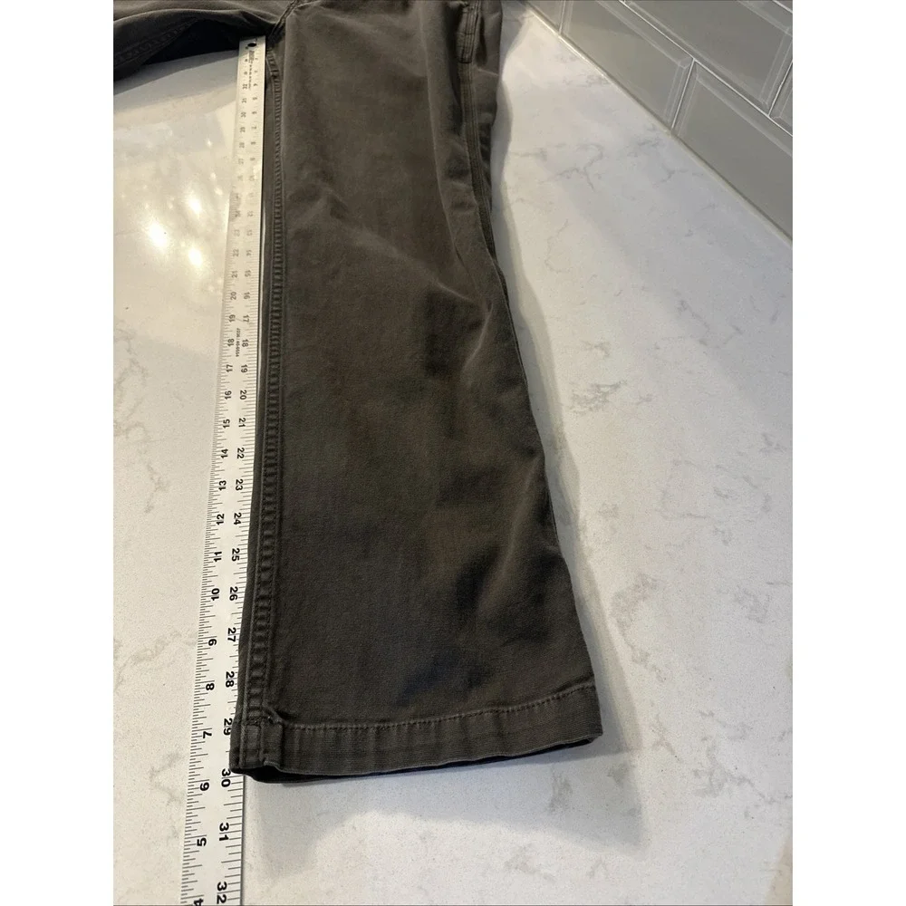Carhartt Mens Rugged Flex Relaxed Fit Work Pants 32 X 32(30)Gray Canvas BN2291-M